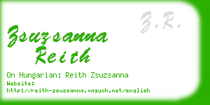 zsuzsanna reith business card